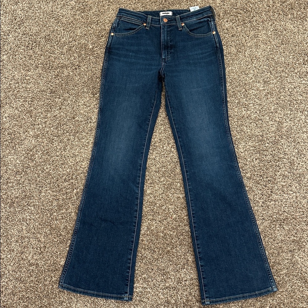 WRANGLER Western Westward High Rise Bootcut Denim Jeans - Picture 7 of 11